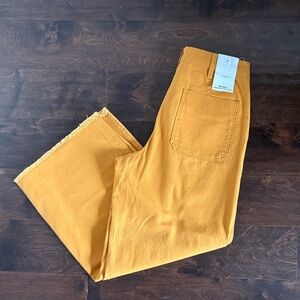 A loves a cropped wide leg jean size 27